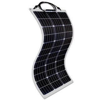 플렉시블 태양광 패널 유연한 태양열 솔라 판넬 100W, 100W 단결정 -PET 990x530mm-18V, 1개