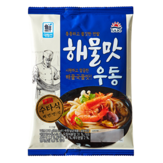 대림 해물맛 우동 212g 4개