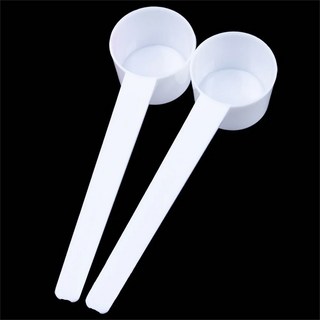단백질파우더 액체 설탕 커피 단백질 우유 분말 측량 도구에 대한 5g 측정 숟가락 플라스틱 플랫 바닥 특종 홈 주방 가제트