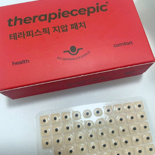 테라피스픽 귀지압패치 이혈테라피 혈자리 지압 스티커 600매, 1세트