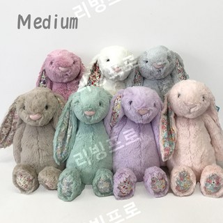 젤리캣 JELLYCAT 블로썸버니 토끼인형 M사이즈 애착인형 퍼스트토이, 1개, 튤립핑크, 31cm