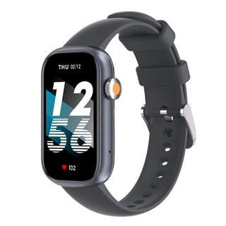 와피크 블루투스 스마트워치 X3 스마트밴드 한글판 학생 어린이 운동시계, 실버, 3.7cm, GPS + 블루투스