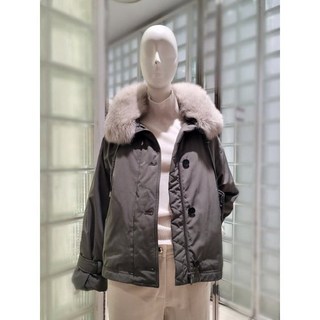 ZOOC [쥬크] ZOOC 오버핏 폭스퍼 구스 야상 패딩 V244-PSG950 [P003415998]
