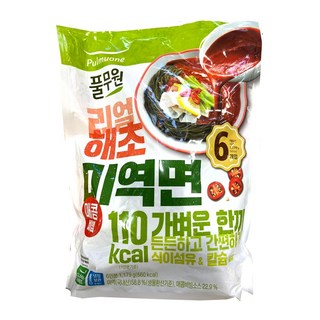 코스트코 풀무원 리얼 해초 미역면 1179g (196g x 6개) / 냉장 제품, 1.179kg, 1개 해초면