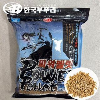 [5시이전 당일출고] 부푸리 파워펠렛 라이트 떡밥 집어제 어분 민물낚시, 1세트, 600g
