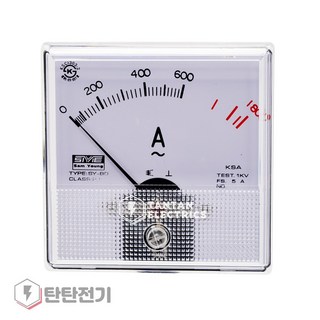 SY-80 AC CT 입력 암페어 메타 전류계 Ampere Meter CT 5A입력 A메타 삼영전기, 50A (50/5A), 1개