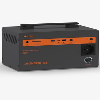 요이치 파워뱅크 몬스터 K2 (차박 캠핑용 대용량 인산철 배터리 600W 216000mAh), 몬스터K2 캠핑용 배터리, 1개