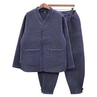 V넥 누비 남녀공용 한벌 3pcs