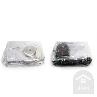 섭이 자석 방풍 보온 커튼 방한커튼 비닐방풍커튼, 중(화이트), 1개