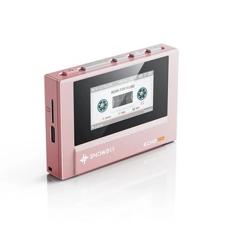 골전도보청기 귓속형보청기 골밀도이어폰 Fiio Snowsky Echo 미니 무선 블루투스 Mp3 워크맨 8GB 사용자 정의 지원 Dsd 레트로 휴대용 플레이어 선물, [03] Pink, 1개