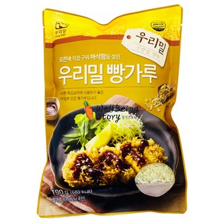 무농약 우리밀로 만든 빵가루, 무농약밀가루랑천일염맛, 1개, 190g