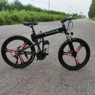 AKEZ 산악 오프로드 전기 자전거 350W 모터 36V 13AH 리튬 배터리 21 단 동력 보조 전기 자전거 35 km/, 8) black  350W 36V 10AH, 1개