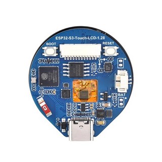 1.28인치 원형 LCD 디스플레이 240x240 화면 65K RGB 컬러 모니터 ESP32S3 개발 보드 자이로스코프 센서, 01 번들 1