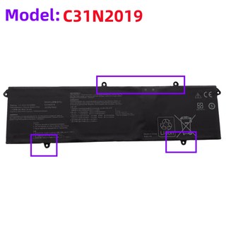 C31N2019 배터리 Asus Vivobook Pro 14 OLED S3400QC, 02 C31N2019, 1개