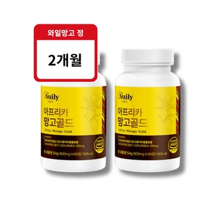 아디포넥틴 랩틴 아프리카망고 와일드망고 다이어트, 2개, 60정