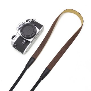 CAMLIST 카메라 넥스트랩, 다크브라운, 1개