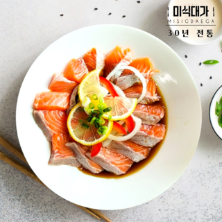 미식대가 당일생산 수제 연어장 간장연어장, 4개, 330g