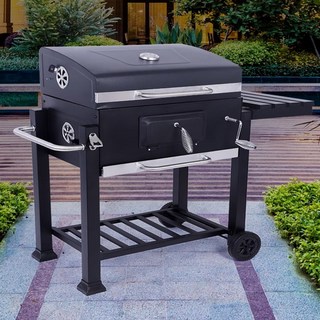 에이그 야외 훈제 바베큐 숯불 불판 캠핑 화로 대형 세트 그릴, 1개