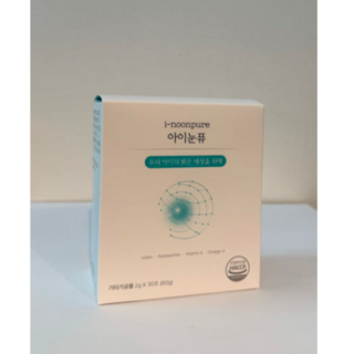 [New] 어린이 눈 건강 관리 블루베리 맛 i-noonpure, 1개, 60g