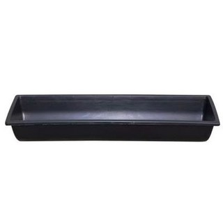 염소 먹이통 여물통 송아지 흑염소 농장여물통 공급기 스텐 여물 농장 물마루 60 1m, 1개, 블랙