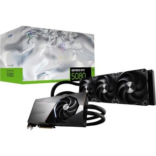 MSI 게이밍 RTX 5080 16G 수프림 액체 SOC 그래픽 카드 16GB GDDR7 256비트 극한 성능 2760 MHz DisplayPort x 3 2.1a HDMI 2, MSI 게이밍 RTX 5080 16G 수프림 액체 SO