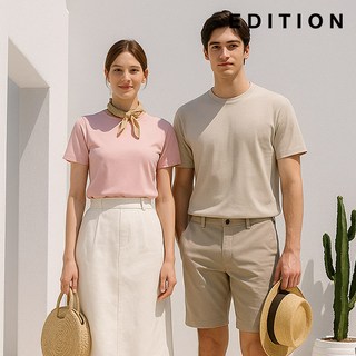 [에디션]베이직 코튼 반팔 티셔츠 (NNC2TR1993)