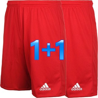 1+1 아디다스 5부 츄리닝 반바지 PARMA16 레드 남여공용 운동복 트레이닝복 트레이닝 팬츠 + SHP 마스크