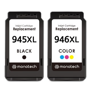 캐논 호환용 잉크 PG-945 XL 세트 대용량 MG3090 MG2490 MG2590, PG-945XL 호환잉크 검정+컬러, 1세트