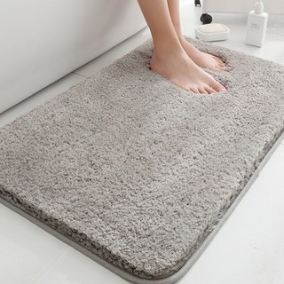 소브홀릭 빨아쓰는 발매트 주방 욕실 매트 먼지없는 미끄럼방지 발매트, 그레이