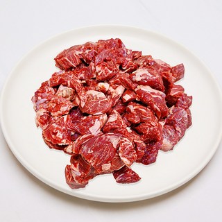 한우 국거리 양지 투뿔 마장동 모듬 1kg, 5개, 200g