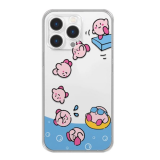 다이빙 별의 커비 스타 투명젤리 아이폰 케이스