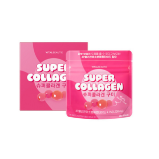V=B 바이탈뷰티 NEW 슈퍼콜라겐 구미, 5개, 40mg