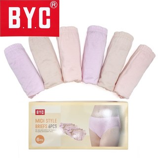 BYC 순면 100% 미디 팬티