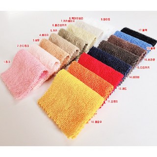 해피테리 양면타올지 워싱가공 COTTON 100% 17칼라, 17.블랙, 1개