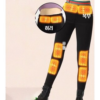 USB 열선 발열 바지 레깅스 겨울 등산 방한복 N20