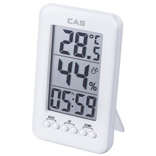 CAS 數顯溫濕度計特大T035, 1個, 白色