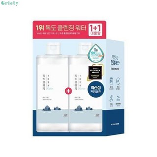 라운드랩 대용량약산성 1025 독도 클렌징 워터 2개 기획 400ml+400ml