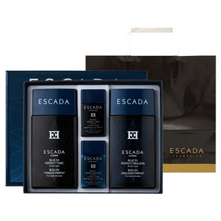 에스까다 옴므 퍼펙트 블루 2종 선물 세트 + 쇼핑백 /남성화장품 스킨+로션 기획 세트, 1세트