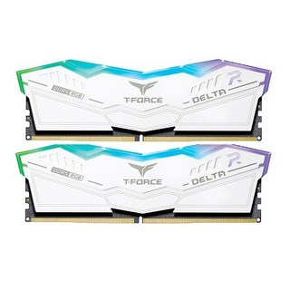 TeamGroup T-Force DDR5-5600 CL36 DELTA RGB 화이트 32GB (16Gx2) 아인스시스템, 선택없음, 2개