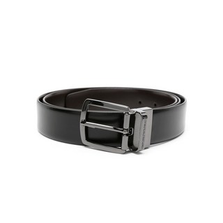 Emporio Armani 스무스 그레인 가죽 벨트