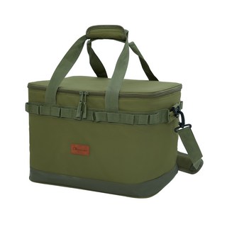 MOON LENCE 쿨러백 방수 아이스박스, 그린, 35L