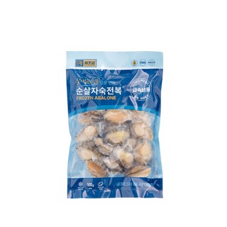 순살자숙전복 500g 손질 전 1.2kg, 1개, 특대(17~19미)
