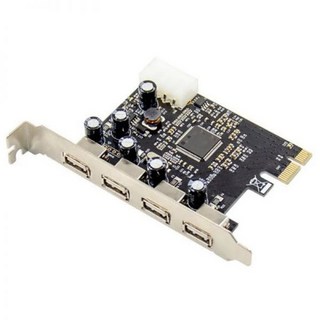 4 포트 USB 2.0 PCI-E 데스크탑 확장 카드