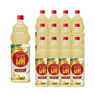 해태음료 갈아만든 배, 12개, 1.5L, 플라스틱병