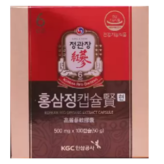 정관장 홍삼정 캡슐 현, 100정, 2개