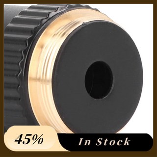 생물 현미경 렌즈 100X 오일 고출력 인터페이스 20.2Mm 스레드, 01 Black
