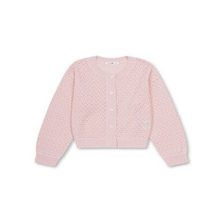 탑텐키즈 여아 크로쉐 스웨터 가디건