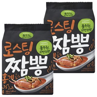 풀무원자연건면 로스팅 짬뽕 홍게 99.6g, 8개 대표 이미지 - 짬뽕라면 추천
