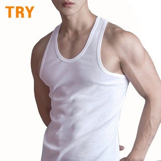 트라이 국산 100%순면 100수 프리미엄 남성런닝셔츠 3매세트 민소매 남자나시