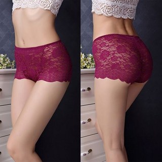 대동 여성팬티 여자팬티 누디 심리스 망사 레이스 섹시 야한 순면 편안한 노라인 삼각 편한 빅사이즈 속옷펜티 장미꽃 PT008